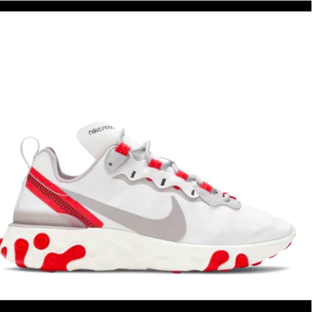 nike women’s react element 55 ‘Sail Phantom Red’